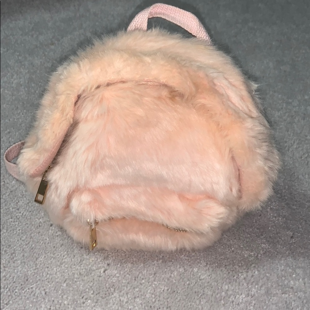 Mini pink backpack